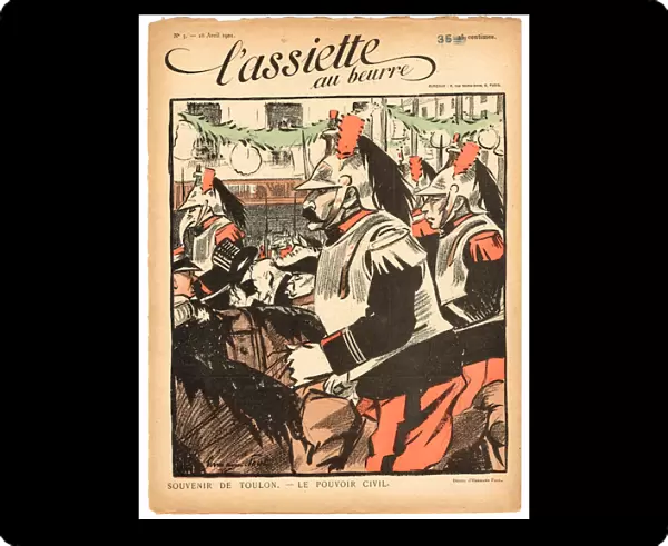 Cover of 'L Plate au beurre', Satirique en couleurs