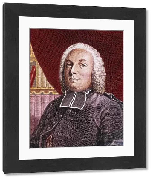 Portrait of Antoine Francois Prevost d Exiles called the abbe Prevost (engraving
