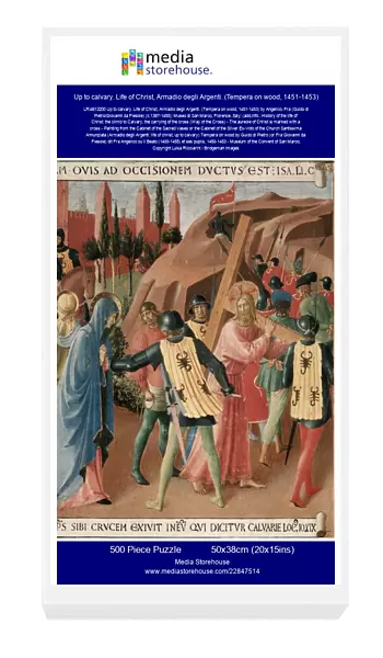 Up to calvary. Life of Christ, Armadio degli Argenti. (Tempera on wood, 1451-1453)
