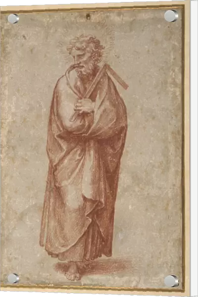 The Twelve Apostles: St. Thomas, 1518-20 (chalk on paper)