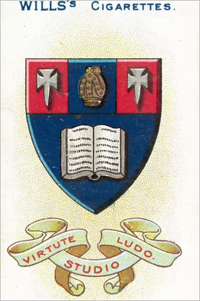 Marlborough College, Virtute Studio Ludo, By Courage, Studiousness And Recreation (colour litho)