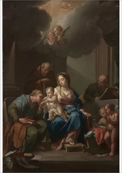 Presentation Sketch for 'The Holy Family with Saints Anne, Joachim