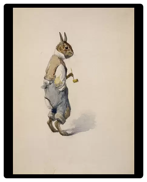 Br er Rabbit, 1881-1928 (pencil with w  /  c on paper)