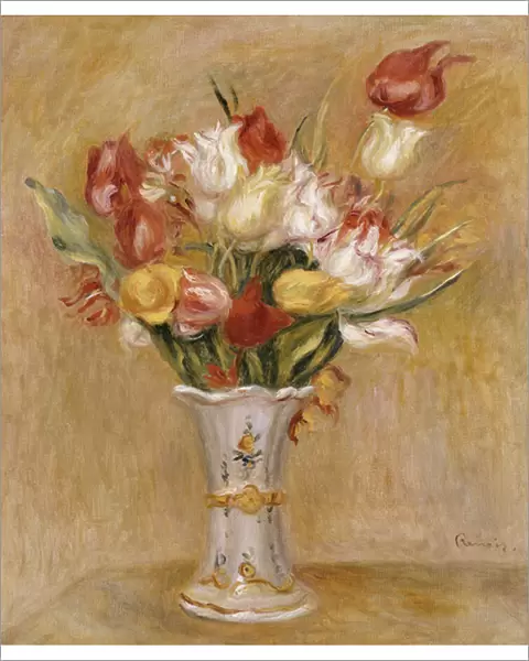 Tulips (oil on canvas)
