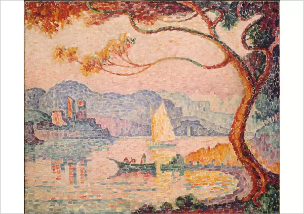 Antibes, Petit Port de Bacon, 1917 (oil on canvas)