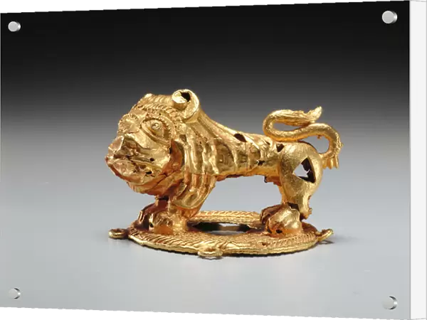 Lion sword fitting (gold)