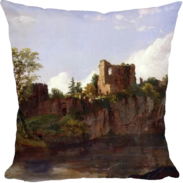 Chepstow Castle, on the Wye, 1854 (oil on canvas)