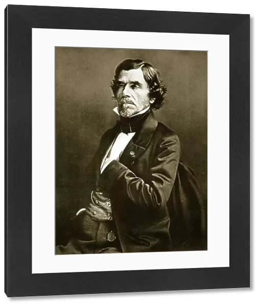 Eugene Delacroix (1798-1863) (sepia photo)
