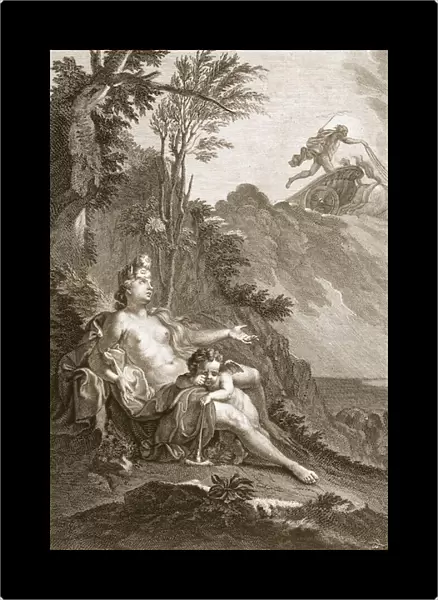 Clytia Turned into a Turnesole, 1731 (engraving)
