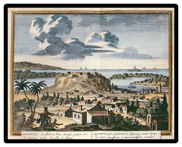 View of Acapulco, illustration from Hectomopolis
