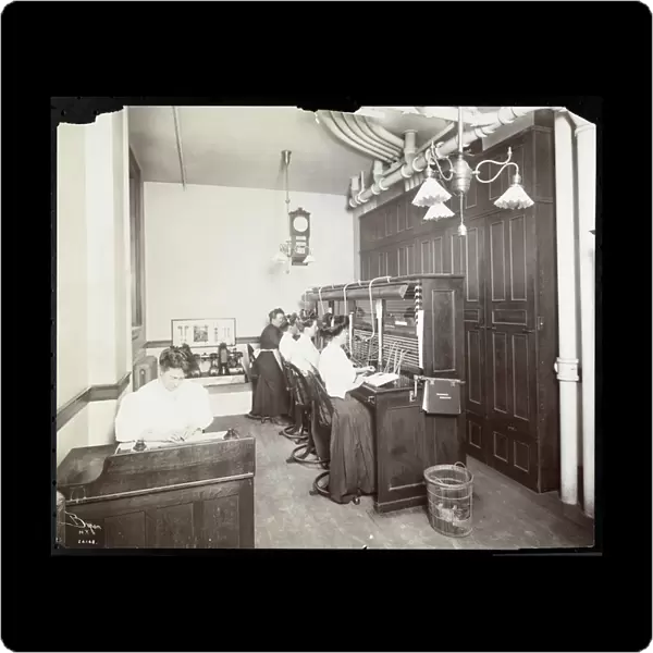 Women working at the switchboard at the Metropolitan Life Insurance Co