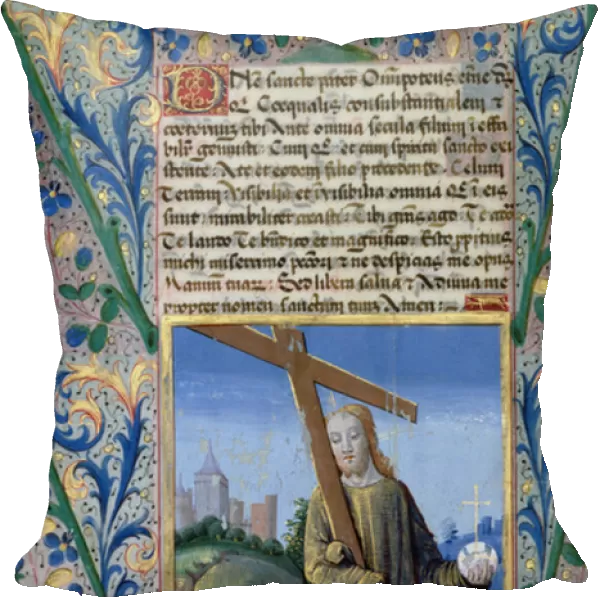 Ms Lat. Q. v. I. 126 f. 89v Christ with the Cross and the orb