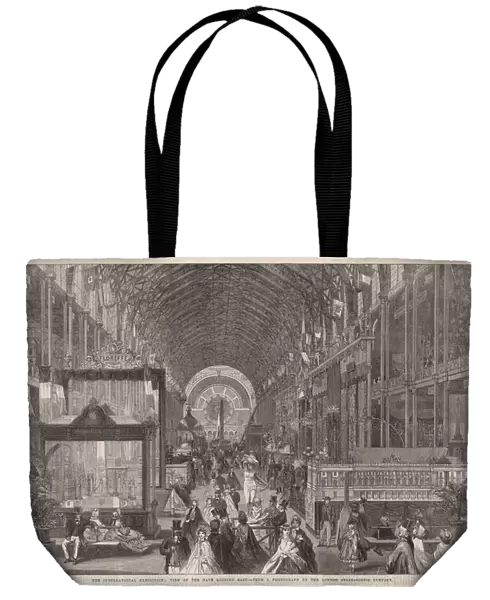 The International Exhibition; View of the Nave looking east (engraving)