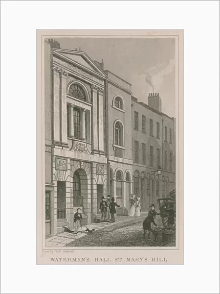 Watermans Hall, St Marys Hill, London (engraving)