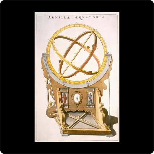 An Orrery designed by Tycho Brahe (1546-1601) from the Atlas Major c