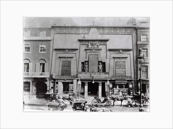 Egyptian Hall, Piccadilly 1895 (b  /  w photo)