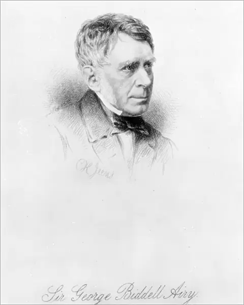 Sir George Biddell Airy, engraved by C. H. Jeens (engraving)