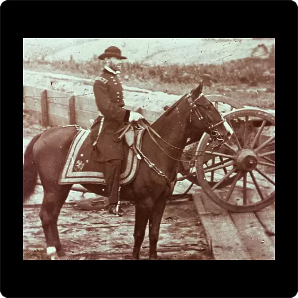 General William T. Sherman (1820-91) in Atlanta, GA (b  /  w photo)