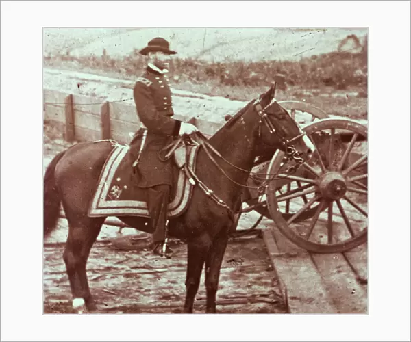 General William T. Sherman (1820-91) in Atlanta, GA (b  /  w photo)
