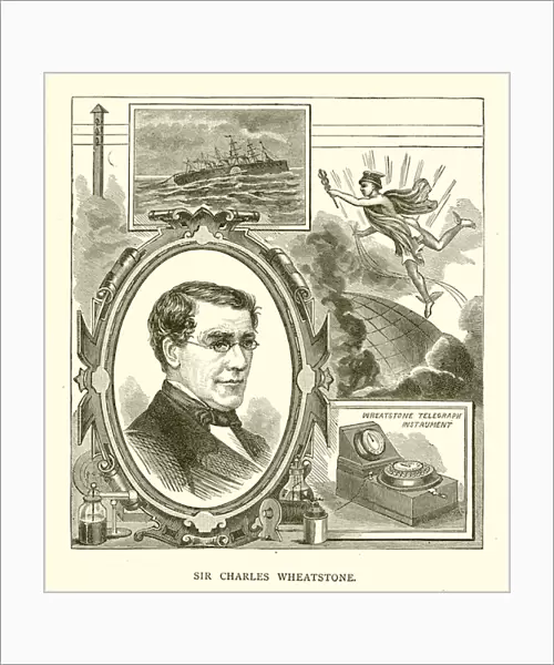 Sir Charles Wheatstone (engraving)