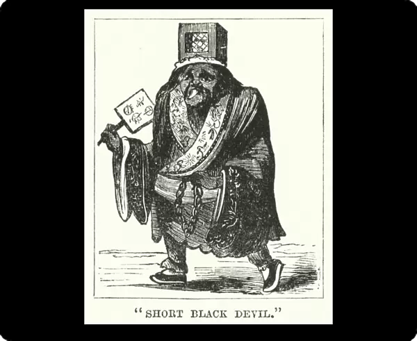 'Short Black Devil'(engraving)