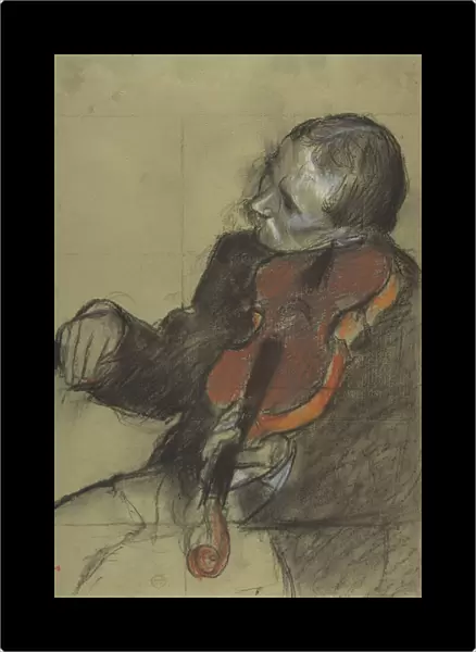 Violinist, Study for 'The Dance Lesson', 1878-79