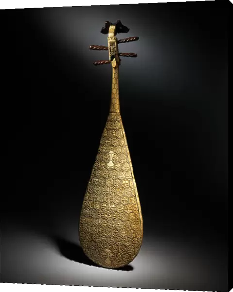 Pipa, c. 1600 (wood, ivory, bone, silk)