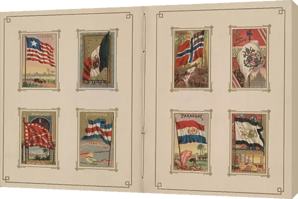Pages 9 & 10, from Flags of All Nations and of the States