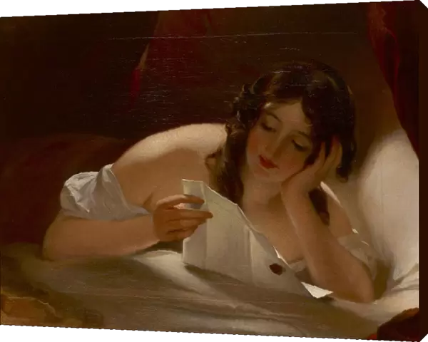 The Love Letter, 1834 (oil on canvas)