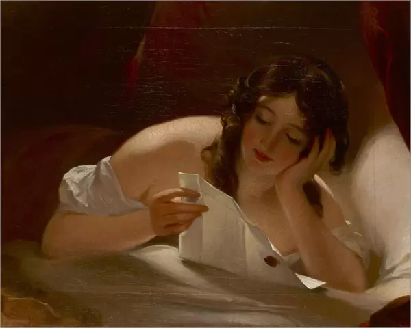 The Love Letter, 1834 (oil on canvas)