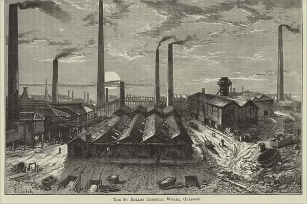 The St Rollox Chemical Works, Glasgow (engraving)