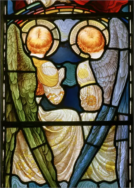 Angels, Te Deum, East Window, c. 1888 (stained glass)