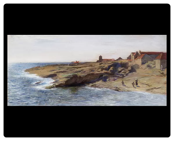 On the Coast of Fife, 19th century (w  /  c)