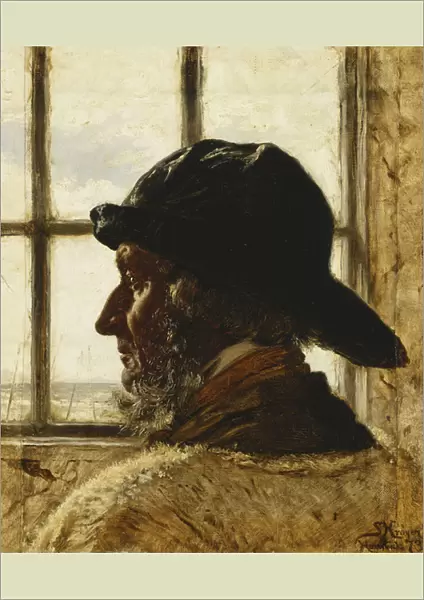 The Old Fisherman, 1873 (oil on canvas)