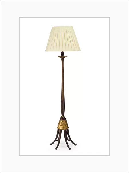 Floor lamp, 1920s (gilt wood)