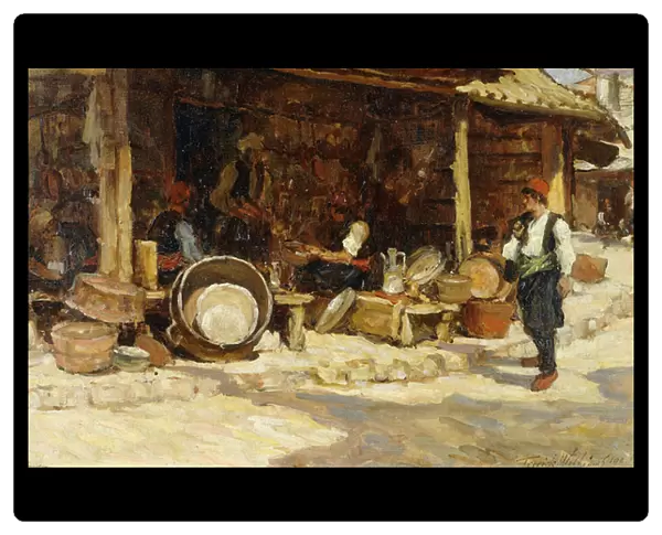 Metalworkers, Sarajevo, Bosnia, 1902 (oil on canvas)