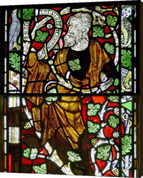 Window Ew depicting Isaiah on the Tree of Jesse (stained glass)