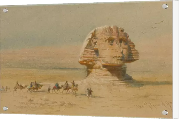 The Sphinx of Gizah, 1870 (watercolour on paper)