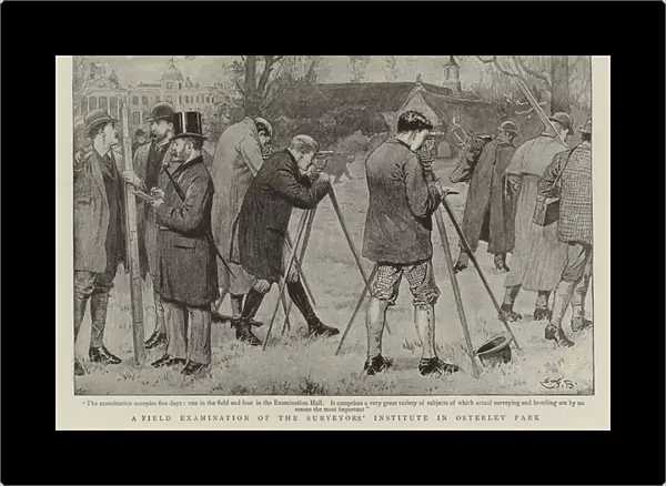 A Field Examination of the Surveyors Institute in Osterley Park (engraving)
