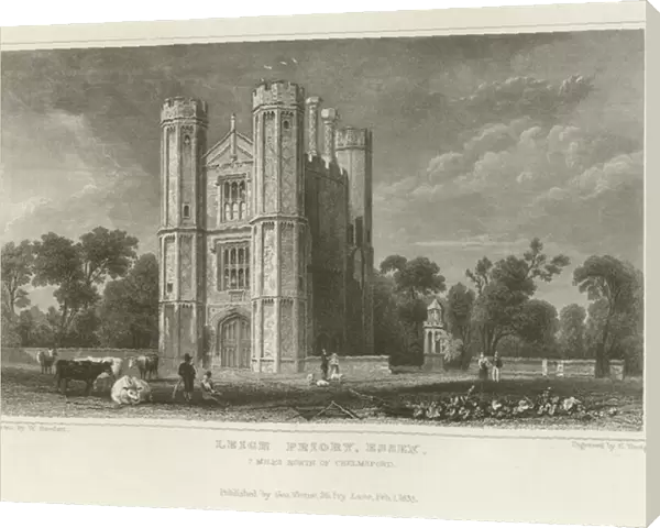 Leigh Priory, Essex, 7 Miles North of Chelmsford (engraving)