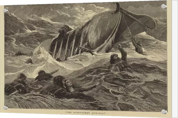 The Overturned Life-Boat (engraving)