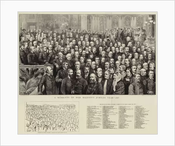 A Momento of Her Majestys Jubilee Year, 1887 (engraving)