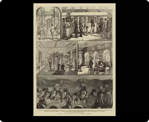 The Young Princes on their Cruise (engraving)