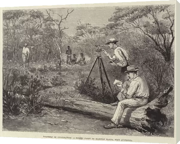The Land of the Golden Nugget, Hampton Plains (engraving)