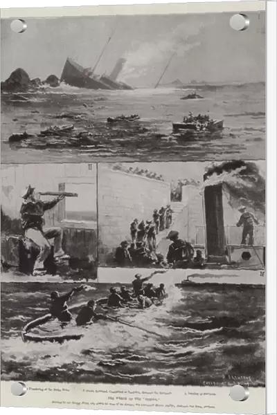 The Wreck of the 'Stella'(litho)
