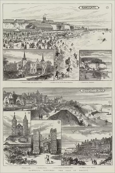 Rambling Sketches, the Isle of Thanet (engraving)