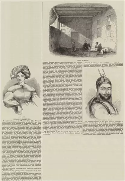 The Cabul Captivity (engraving)