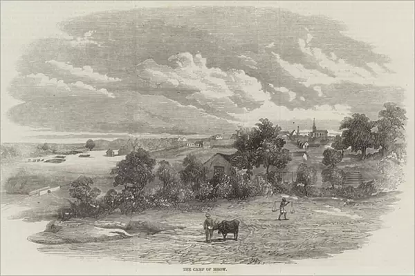 The Camp of Mhow (engraving)