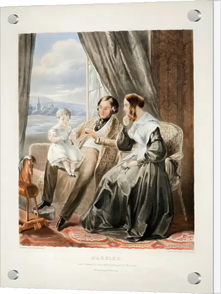 Married, litho by Thomas Fairland (1804-52), published by Ackermann and Co