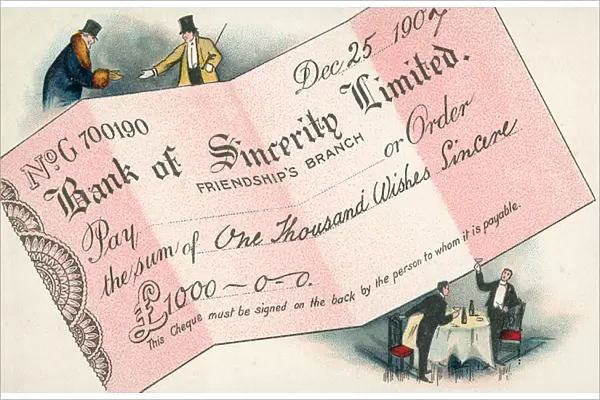 Bank Of Sincerity Limited, Friendship Branch (colour litho)